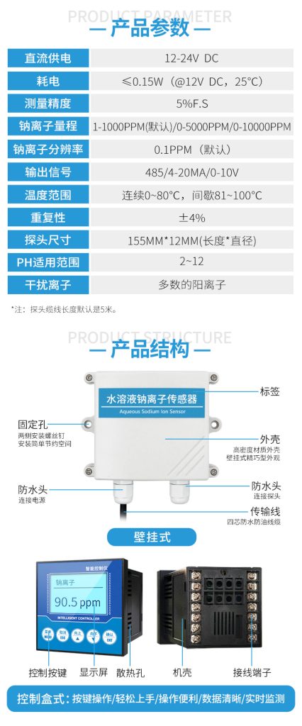 水溶液钠离子传感器