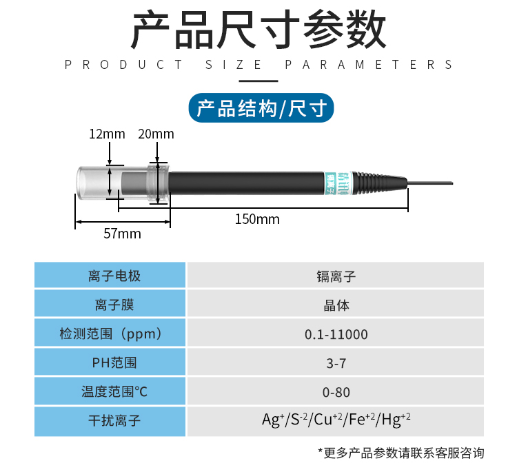 便携式复合镉离子传感器